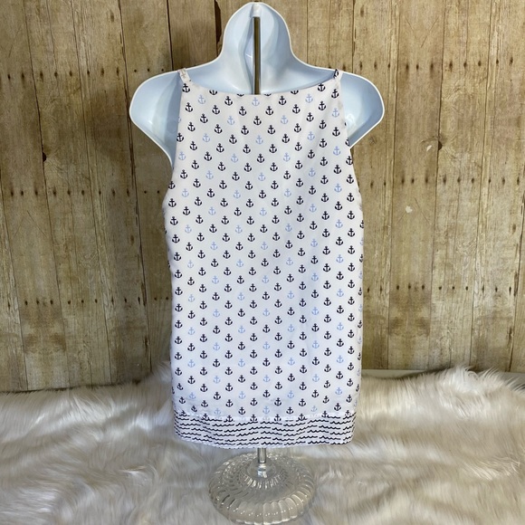 Nautical Square-Neck Halter Top - Picture 2 of 8
